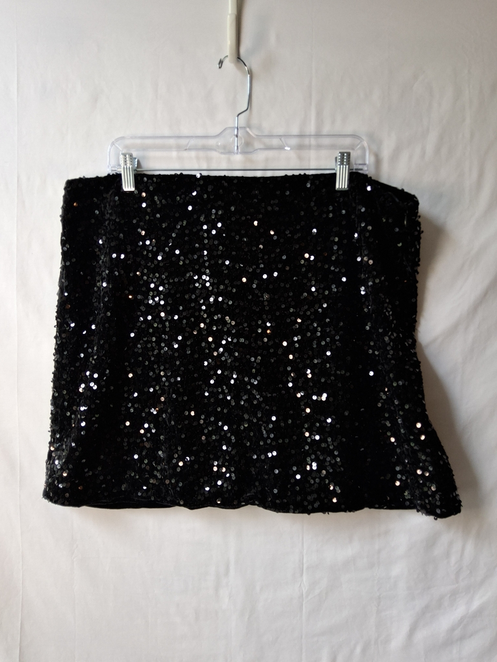 Black Sequin‎ Mini Skirt